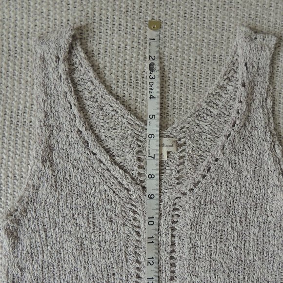 NWOT Crochet tank tunic with side slits - Picture 5 of 9